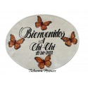 Placa de Talavera Personalizada Grande 