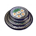 Set de 4 Platos de Talavera 
