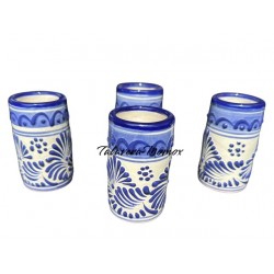 Set de 6 Vaso de Talavera 