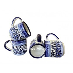 Set de 4 Tazas de Talavera 
