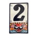 Numero de Talavera Floreado Grande