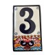 Numero de Talavera Floreado Grande
