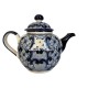 Cafetera de Talavera Azul Blanco 