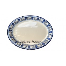 Plato Oval de Talavera 30 cm 