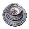Juego de platos de talavera 