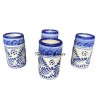 Set de 4 Vasos de Talavera 