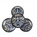 Set de 4 Platos Postre de Talavera 