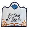 Placa de Talavera Cuadrada Personalizada