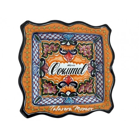 Dulcero de Talavera Cuadrado Personalizado